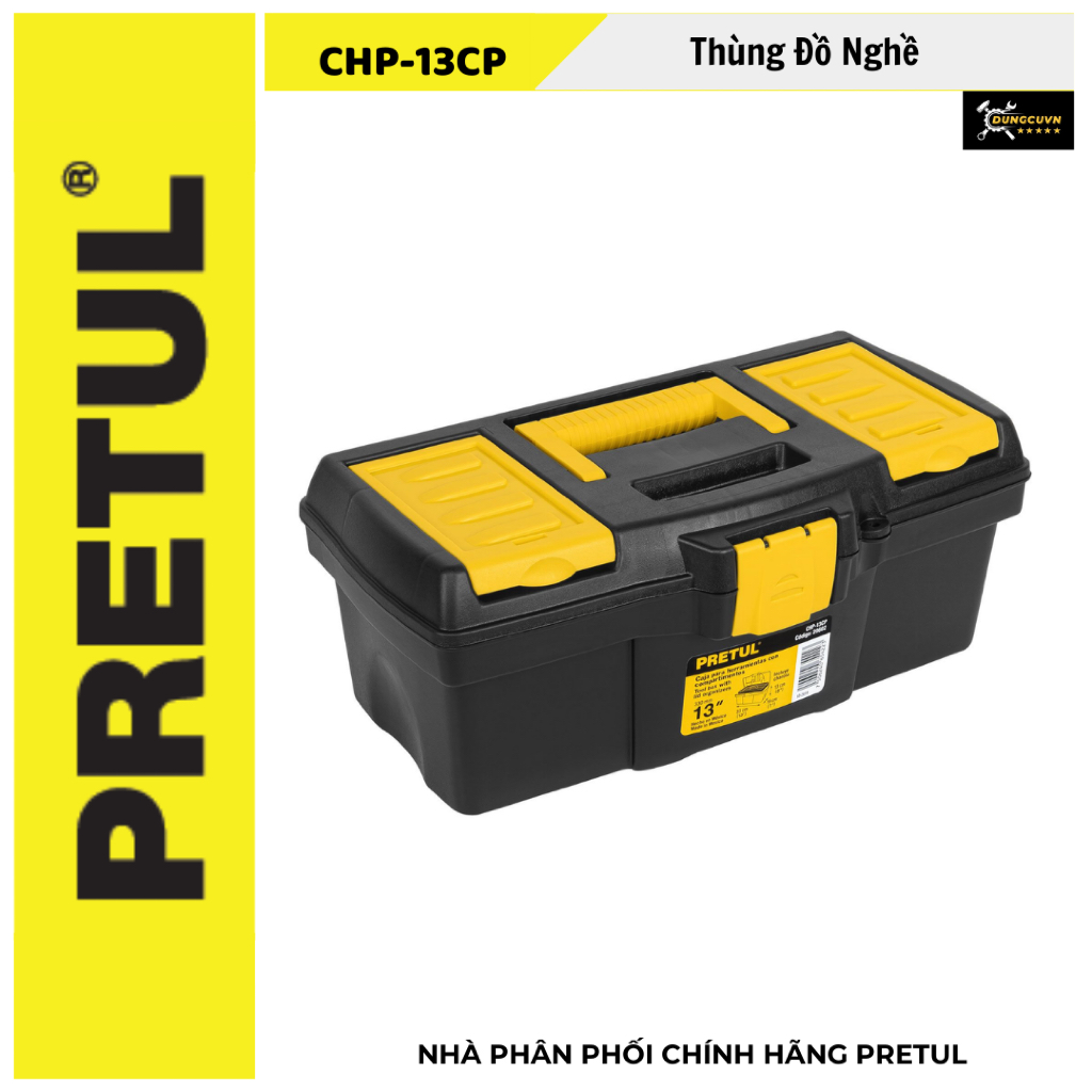 กล่องเครื่องมือ Pretul CHP-13CP - CHP-16CP - CHP-19CP เม็กซิโก