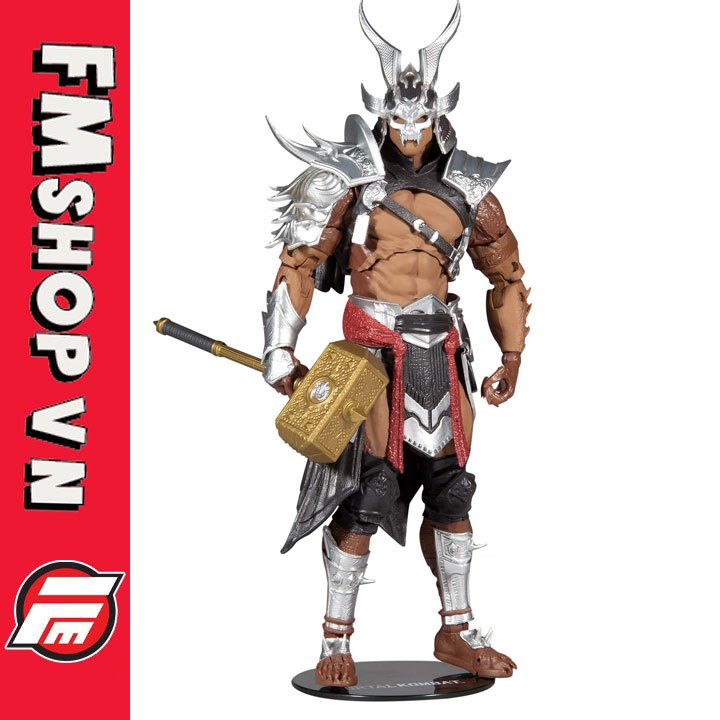 MCFARLANE MK11 SHAO KAHN SILVER MODEL
