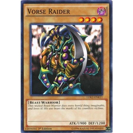 การ์ด Yugioh - TCG - Vurse Raider - LDK2-ENK11 - Common 1st Edition