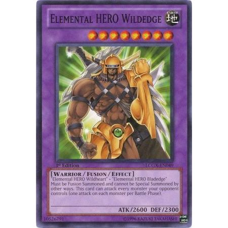 การ์ด Yugioh - TCG - Elemental Hero Wildedge - LCGX-EN049 - ฉบับทั่วไป 1