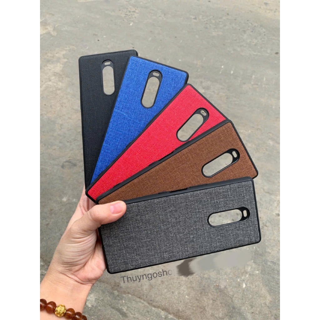 Sony Xperia 1 - Xperia 5 II - Xperia 1 III - เคสผ้าพลาสติก Xperia 5 III