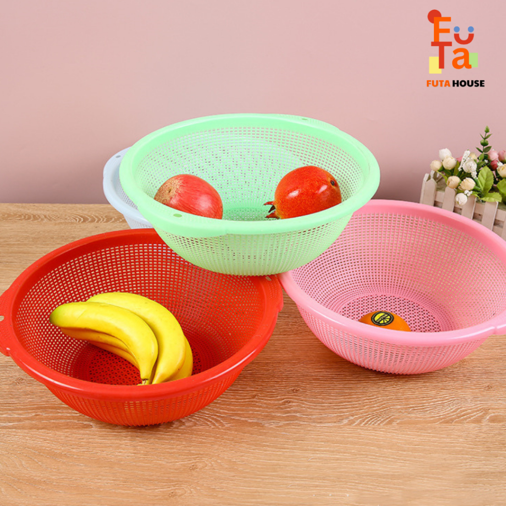 Viet Nhat Rack Basket with Ears, Food Basket, Fruit Basket, Viet Nhat Basket 3027