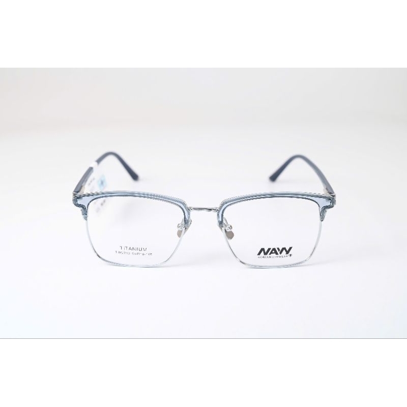 Inlook Glasses Titanium Navy กรอบแว่นตา