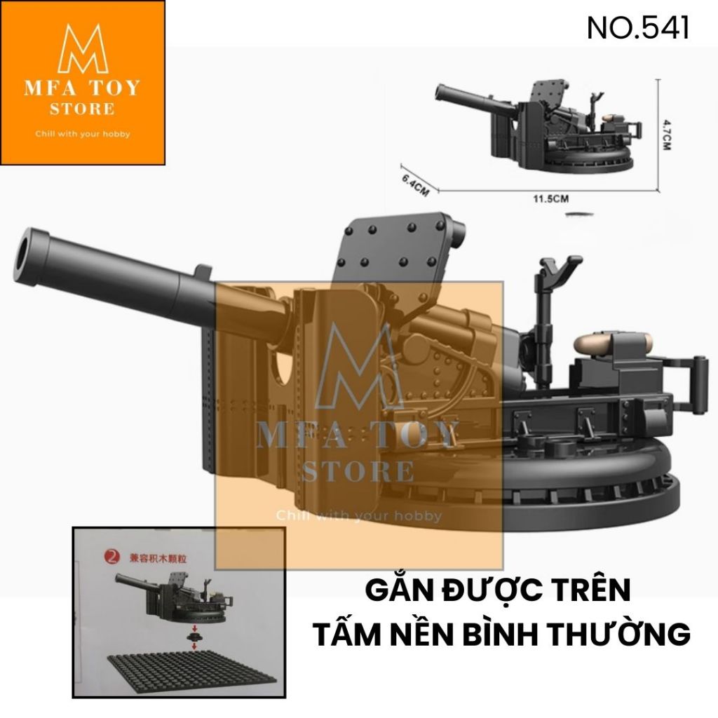 ของเล่นประกอบกองทัพ Swat โมเดลของเล่น - Pha.o Tower Mecha No.541