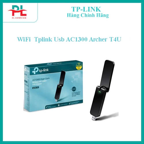Tplink Usb AC1300 Archer T4U Dual Band WiFi Adapter - สินค้าของแท้ -