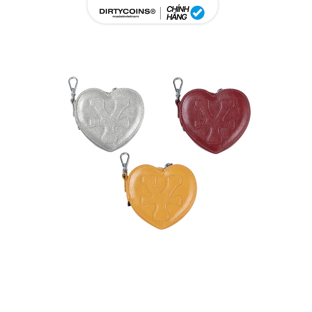 กระเป๋า DirtyCoins Mini Pounch Logo Patched Heart