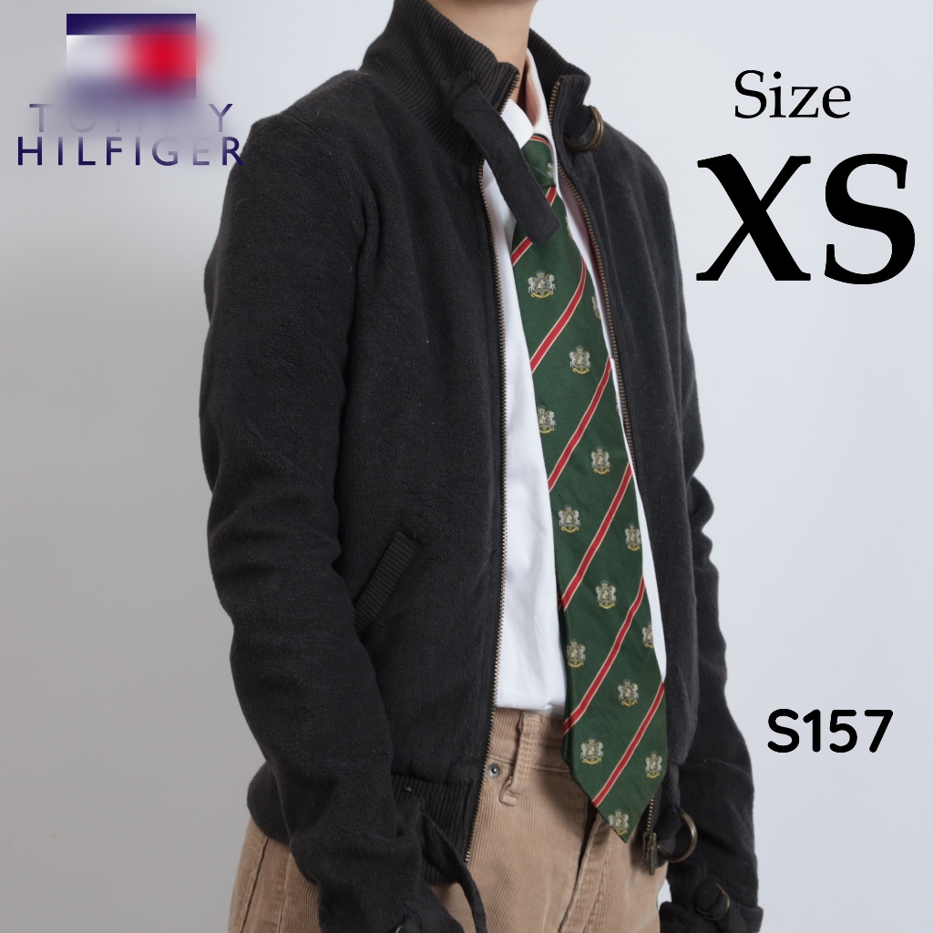 [Size XS ][SS157] เสื้อแจ็คเก็ตถัก Tom /m/y Hi/lf //iger - มือสอง (2hand) - VINTAGE