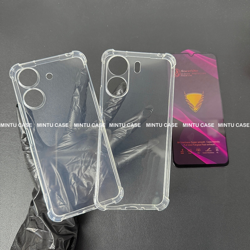 เคส Xiaomi Redmi 13C / Poco C65 / POCO C65 และกระจกนิรภัย