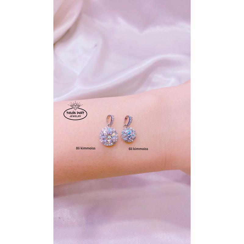 จี้ผู้หญิง M04 Halo 8mm M06 Halo 6Li Kimmois สร้อยคอหรูหราเรียบง่ายเครื่องประดับเงินอิตาลี - เงินผาย