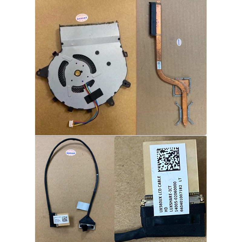 Asus ZenBook Flip Q524 Q534U Q524UQ Q534 UX560 UX560UX UX560UQ UX560UA ส่วนประกอบแล็ปท็อป - พัดลมระบ