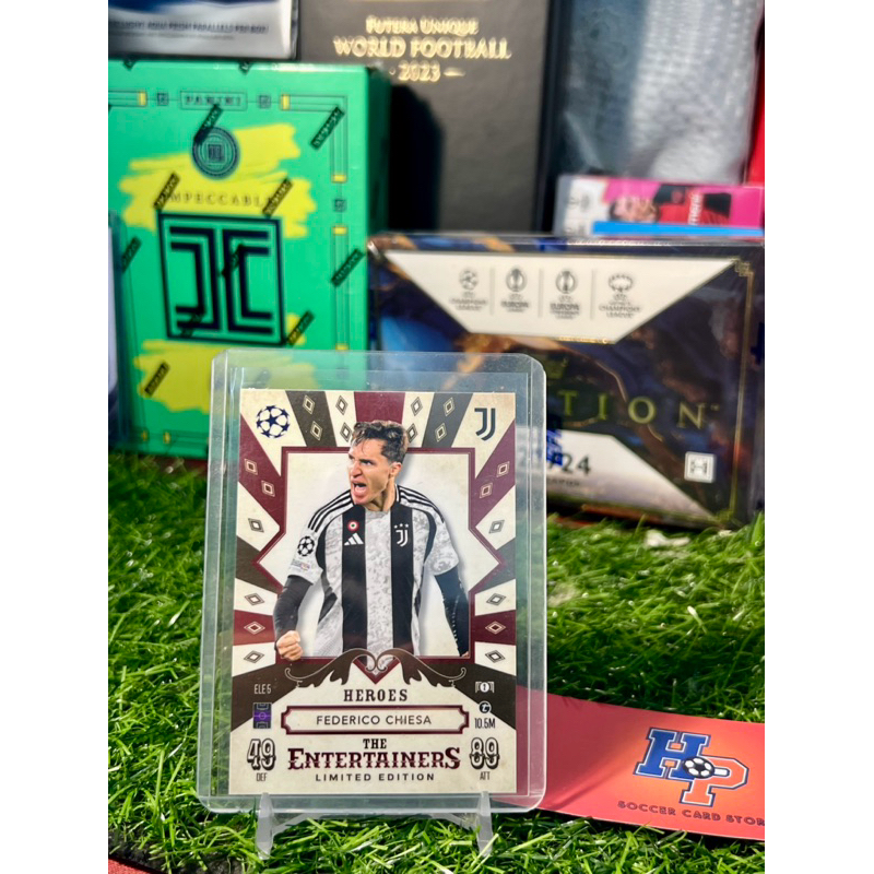 Chiesa Limited Edition Topps Match Attax UCL 2024/25 การ์ดฟุตบอล