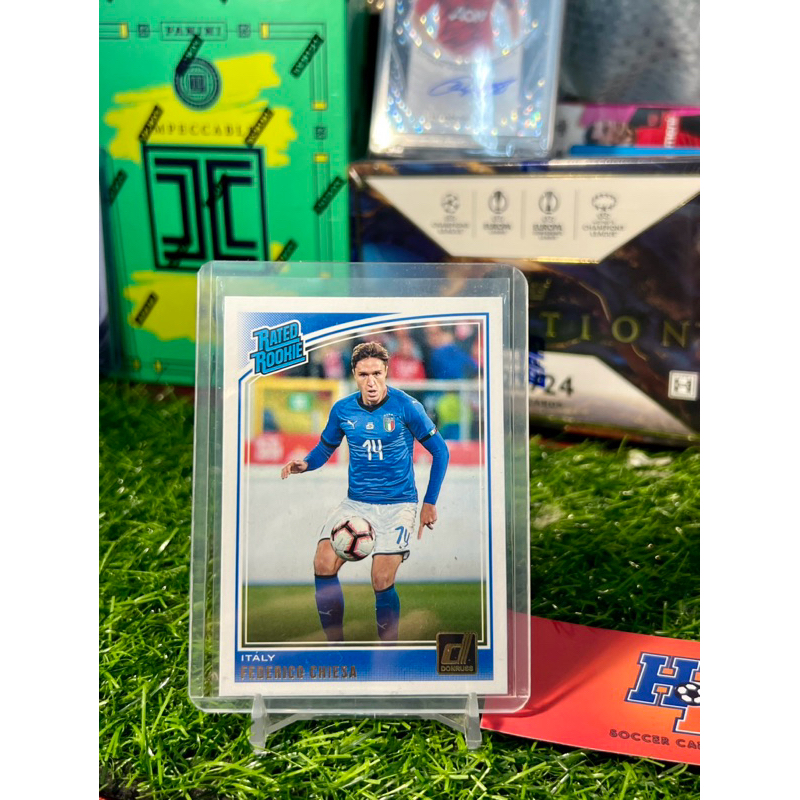 Federico Chiesa Rated Rookie Panini Donruss 2018/19 การ์ดฟุตบอล
