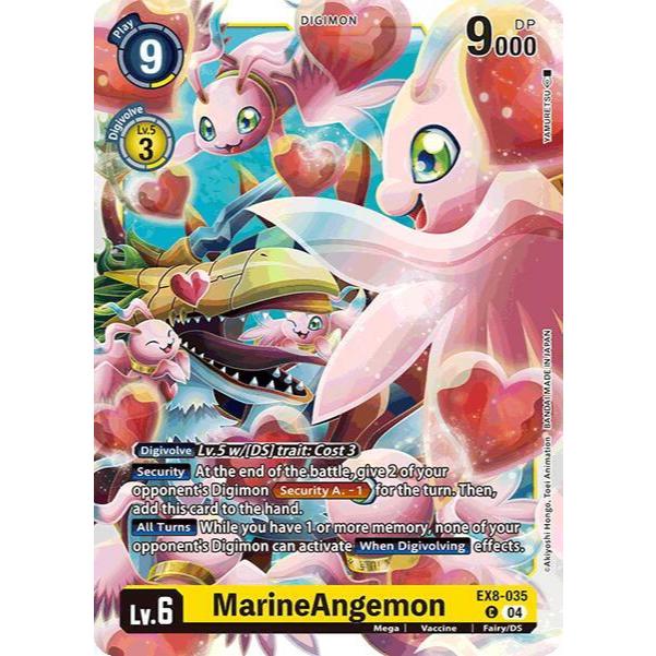 Digimon Card Code EX8-035 - MarineAngemon - Digimon - Common