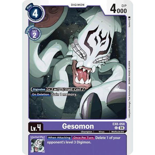 Digimon Card Code EX8-058 - Gesomon - Digimon - Common