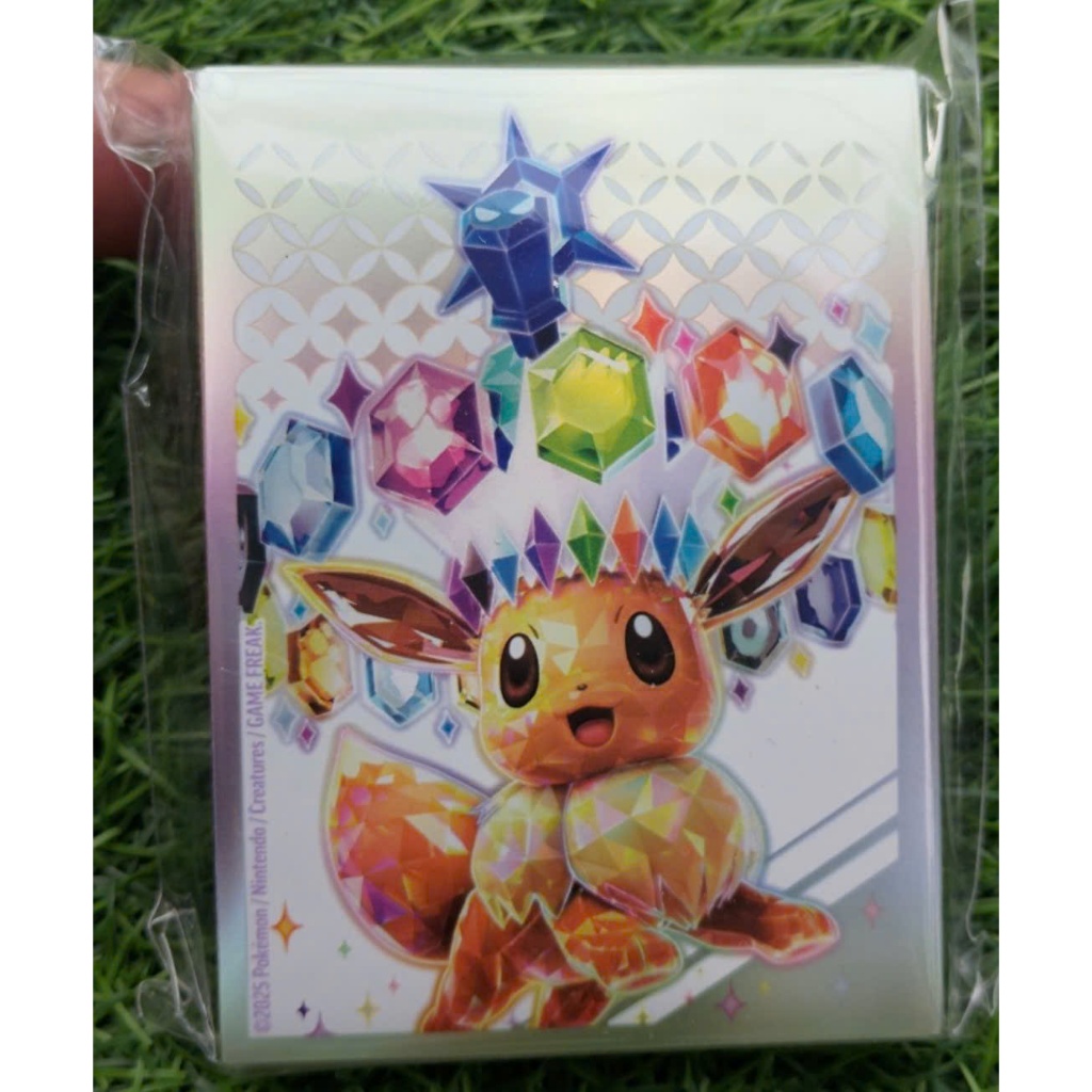 [KW2 Pokemon] [EN] 01 แพ็ค 65 Sleeve Eevee Tera จาก ETB Prismatic Evolutions - โปเกมอนแท้