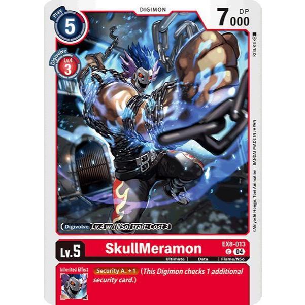 Digimon Card Code EX8-013 - SkullMeramon - Digimon - Common