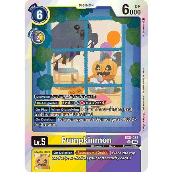 Digimon Card Code EX8-033 - Pumpkinmon - Digimon - Rare
