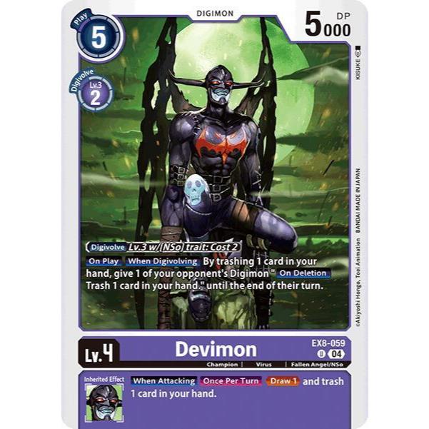 Digimon Card Code EX8-059 - Devicmon - Digimon - Uncommon