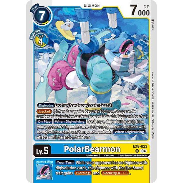 Digimon Card Code EX8-023 - PolarBearmon - Digimon - Uncommon