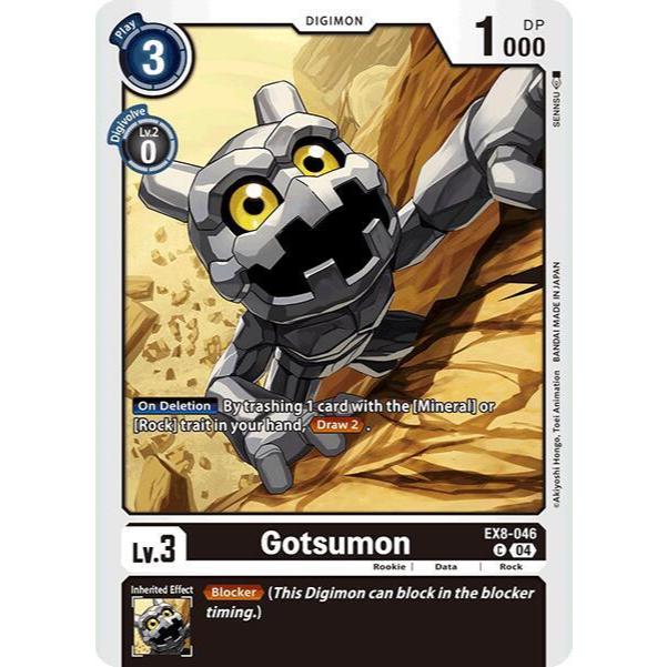 Digimon Card Code EX8-046 - Gotsumon - Digimon - Common