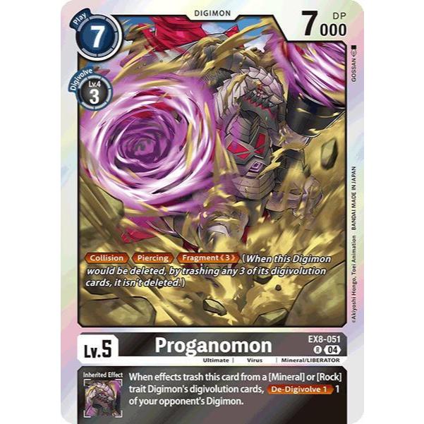 Digimon Card Code EX8-051 - Proganomon - Digimon - Rare