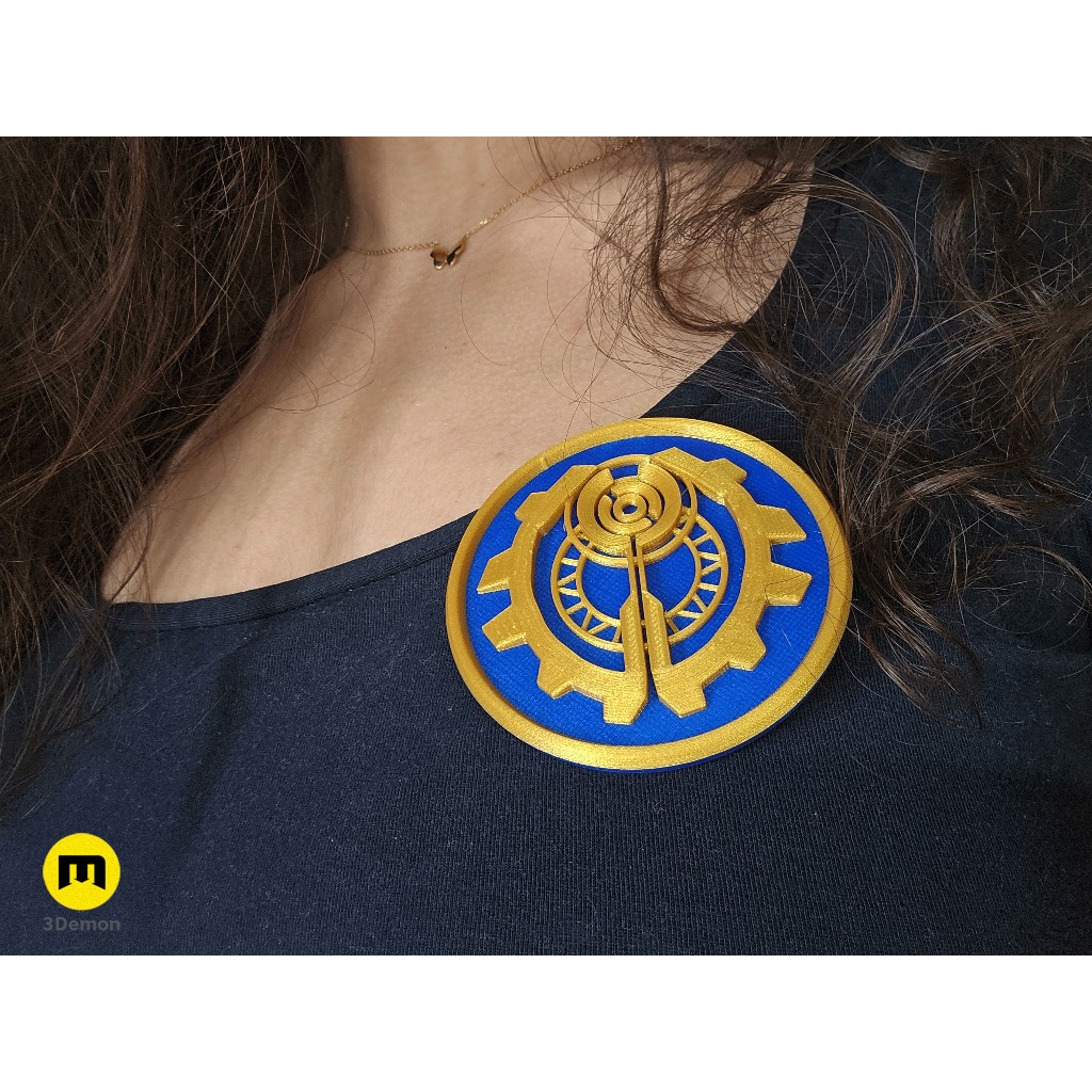 Piltover enforcer badge archane LoL อุปกรณ์เสริมเครื่องแต่งกายคอสเพลย์