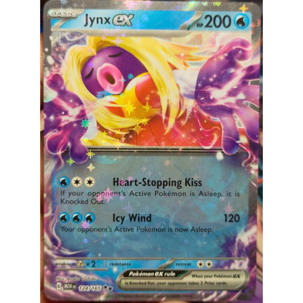 [KW2 Pokemon] [EN] การ์ด Jynx ex - 124/165 - Ultra Rare