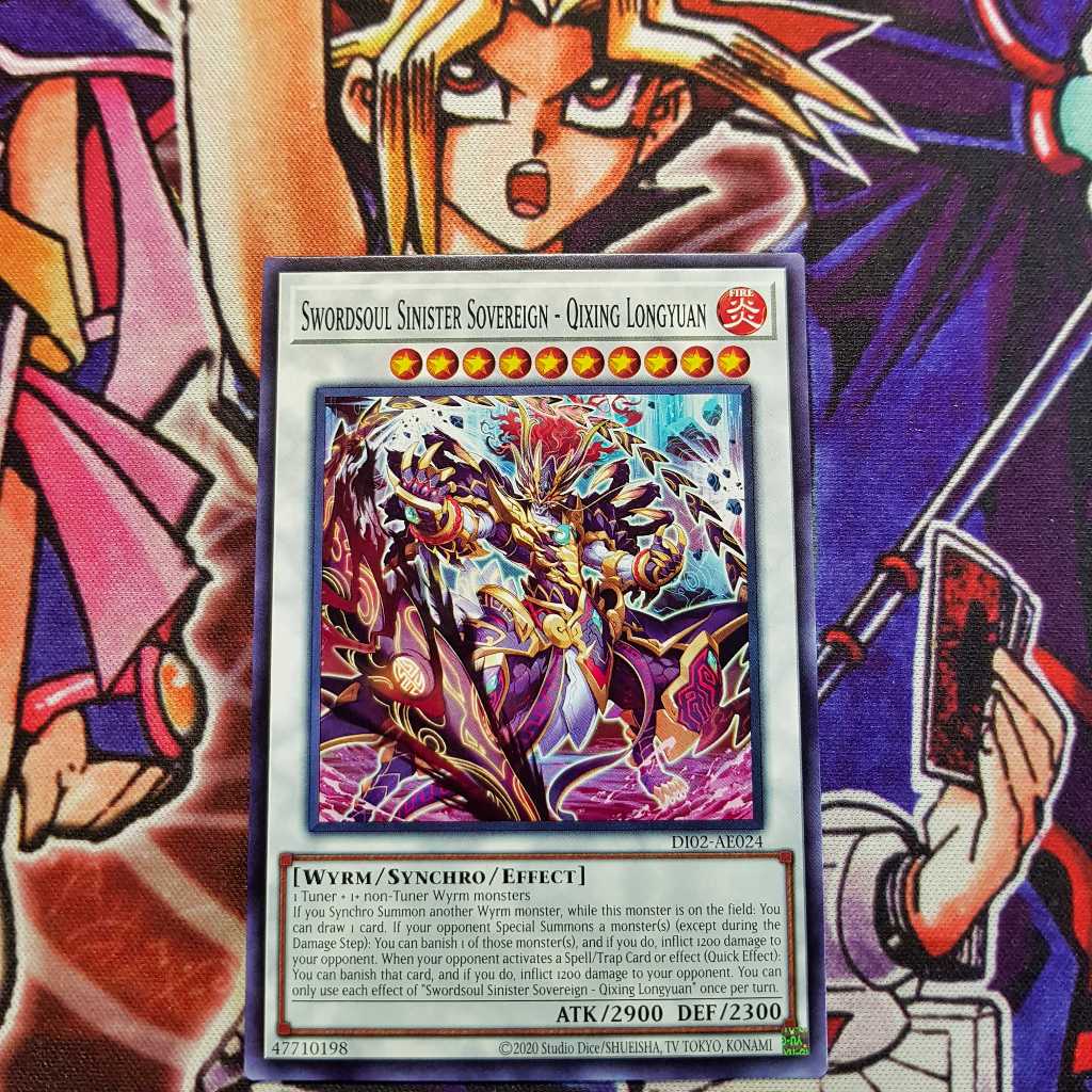 การ์ด Yugioh ของแท้ | Swordsoul Sinister Sovereign - Qixing Longyuan (AE) | สามัญ.