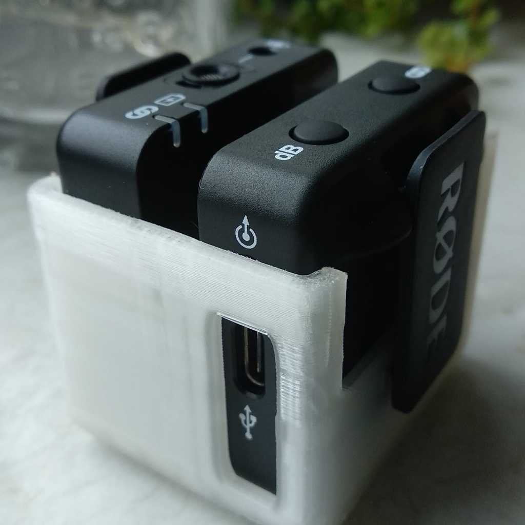 [3D PRINTING] ถาดหิ้วสําหรับไมโครโฟน Rode Wireless Go / Rode Wireless Pro