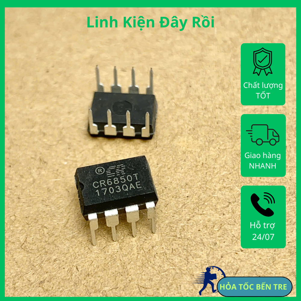 2 ชิ้น CR6850T CR6850 DIP-8