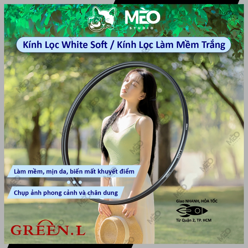 52mm White Softening Filter หน้าเนียน Shimmering Dreamy - Filter White Mist - Filter Soft - 926