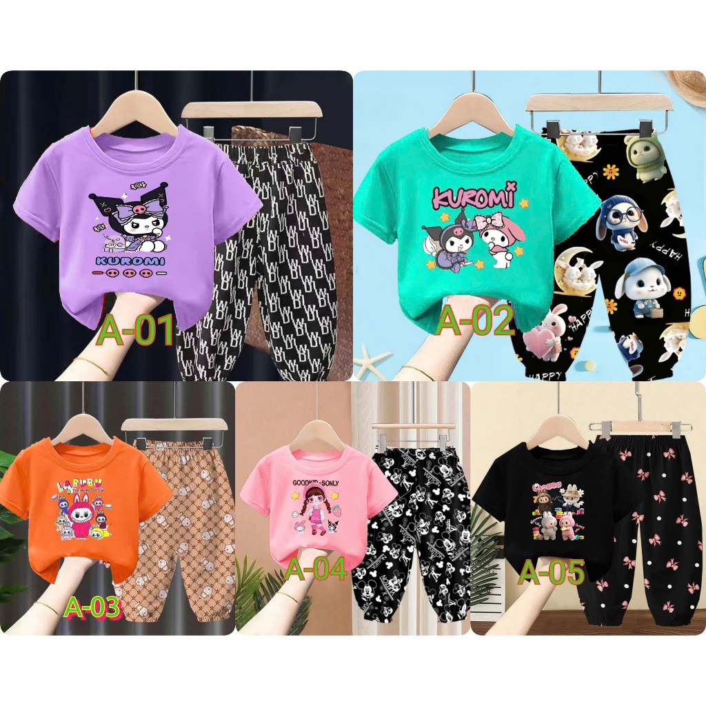 COMBO 5 SETS FOR GIRLS BEAR PANTS (CODE A)