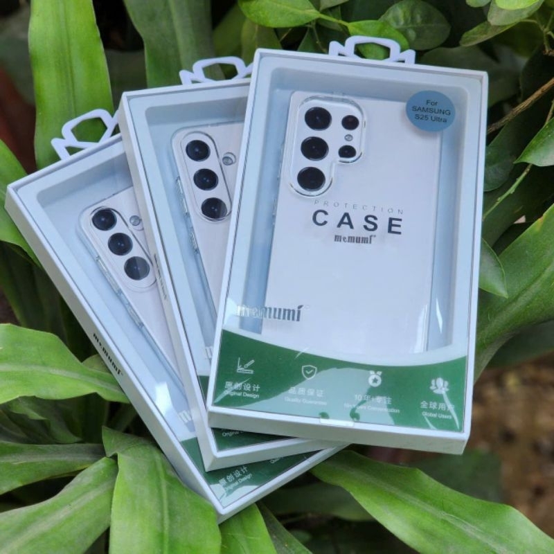 เคส memumi แบบใสสําหรับ S25 ultra, S25 plus, S25 สวยมาก บางและไม่เปื้อน