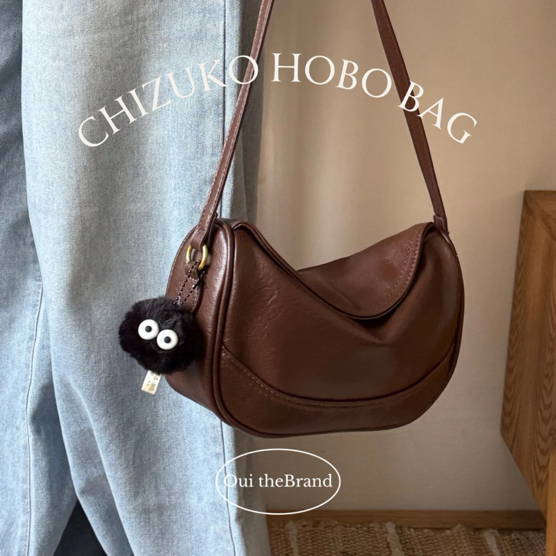 [ Gift Susukatari ] Chizuko ↓ Hobo Mini Bag - CHIZUKO Compact Hobo Bag ( Ouithebrand )