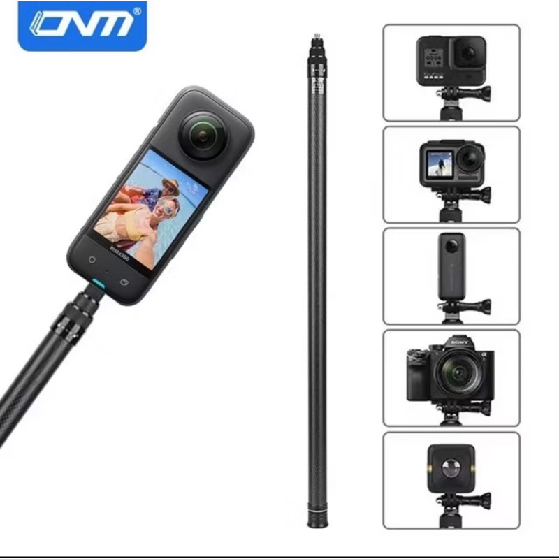 ไม้เซลฟี่คาร์บอน 3 ม. ระดับพรีเมียมสําหรับกระบวนการ instar360 x2 x3 x4 - ทางเลือกที่สมบูรณ์แบบสําหรั