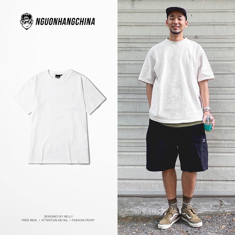 Nelly Heybig เสื้อยืดแขนสั้นสีขาวล้วน