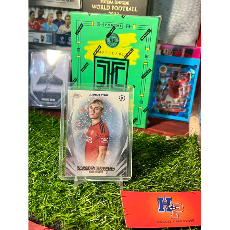 Rasmus Hojlund Ultimate Stage Topps UCC 2023/24 การ์ดฟุตบอล