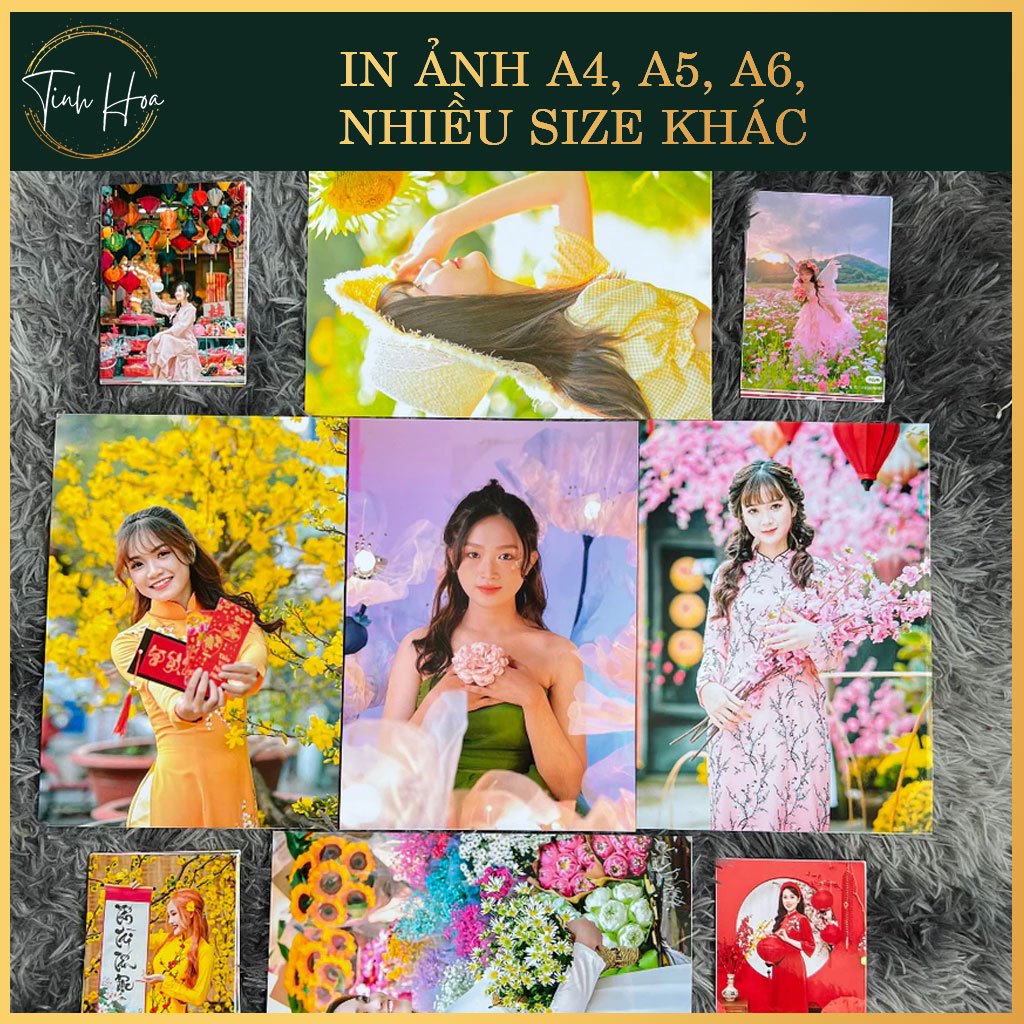 PRINT Photos 20x30cm, 21x30cm (A4), 25x30cm, 30x40cm, 40x60 Essence รูปถ่ายพร้อมการพิมพ์ไร้ขอบ สีสวย