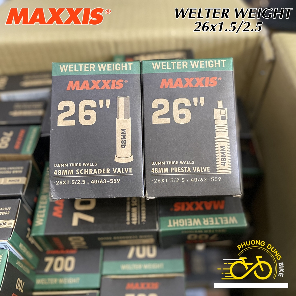 MAXXIS Ultralight ยางในจักรยาน 26x1.5-2.5 AV/FV 48mm (26in)