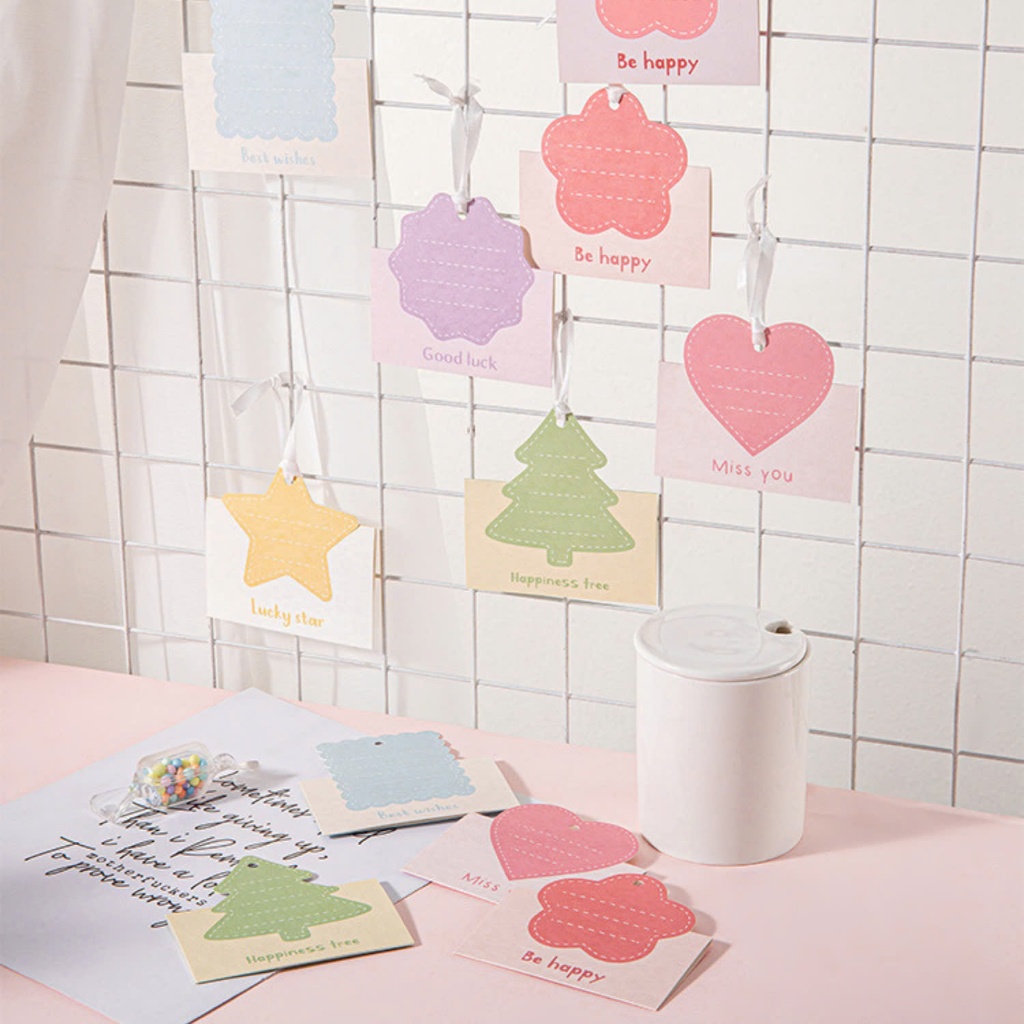 (CODE 19) COMBO OF 10 MINI NOTE CARDS, การ์ดของขวัญ, การ์ดวันเกิด