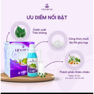 ( BÁN CHẠY NHẤT)  Bộ muối  lilyfresh - vì sức khoẻ phụ nữ