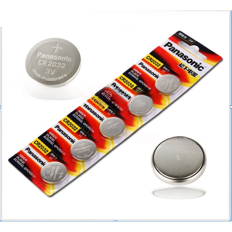 ถ่านกระดุม Panasonic แท้ CR2032 - CR2025 - CR2016 - CR2450 3V (ราคา 1 ก้อน)