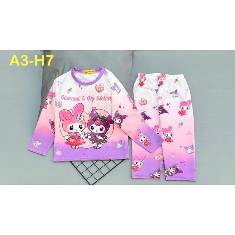 CODE A3 SZ 12-42KG 3D GIRLS ชุดแขนยาว