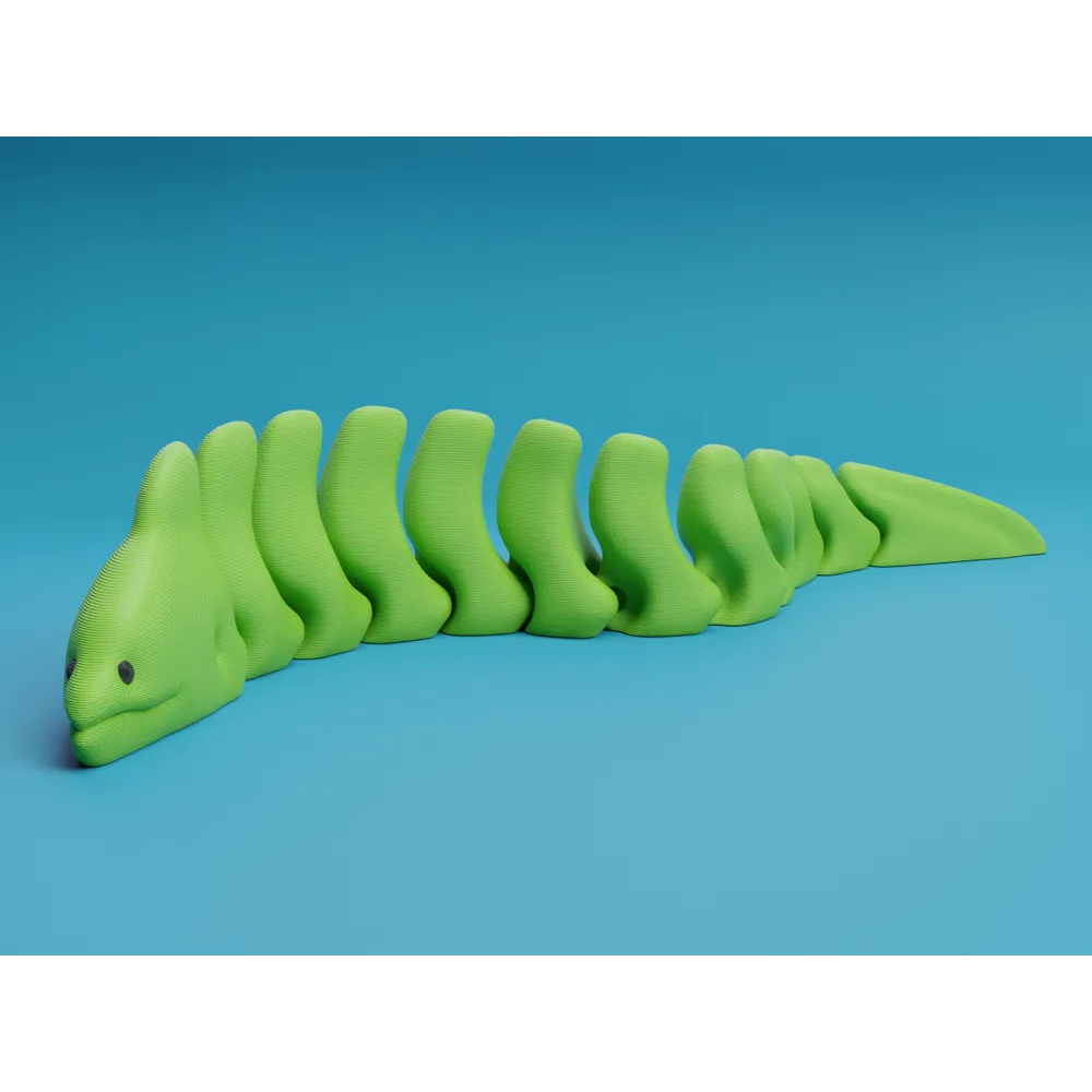 โมเดลทะเลปลาไหลพิมพ์ลาย 3 มิติโมเดลของเล่นเด็กโมเดลฉลามขาว