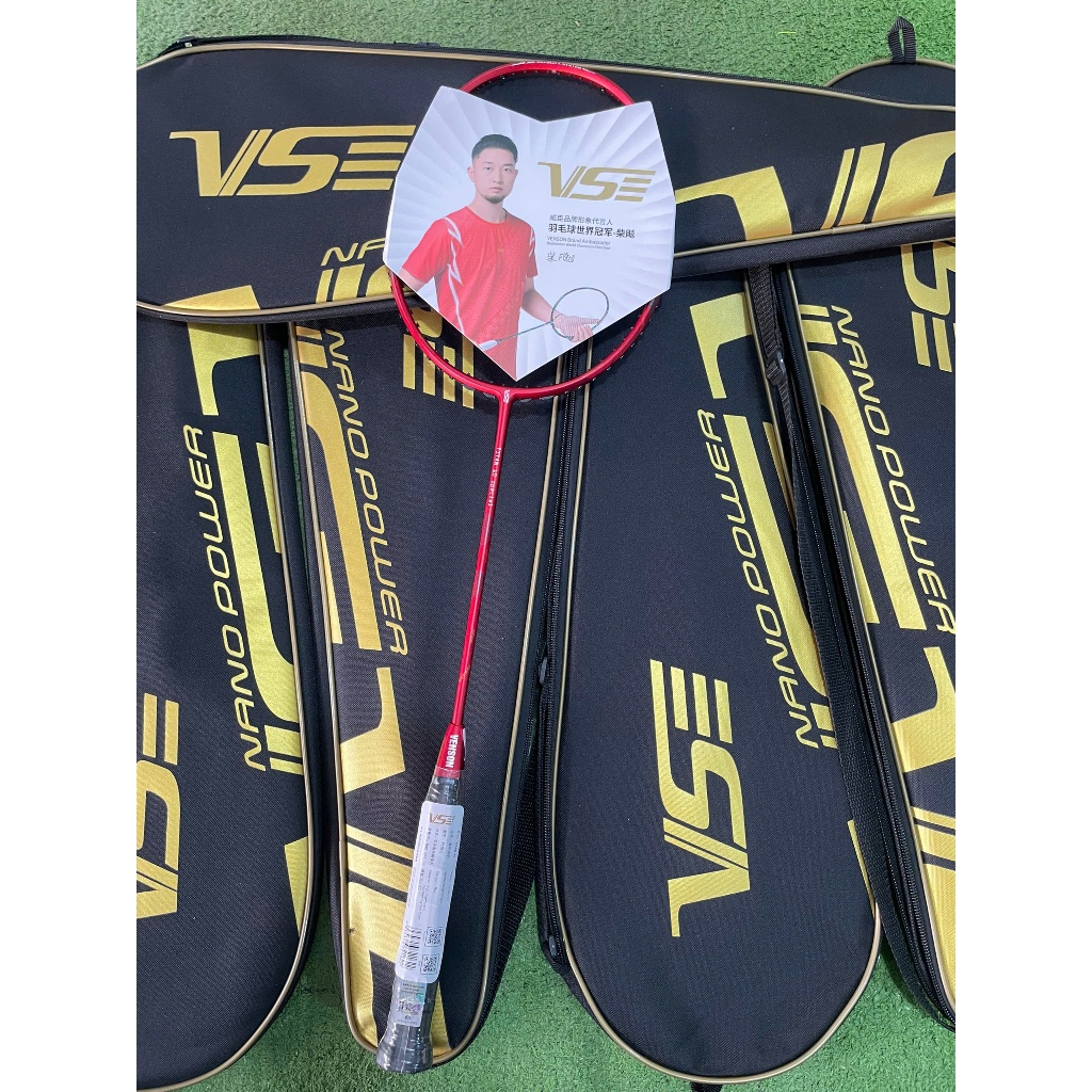 BADMINTON CKET VS TITAN 10 STRING ฟรีพิเศษ HANDLE, AVAILABLE 11KG
