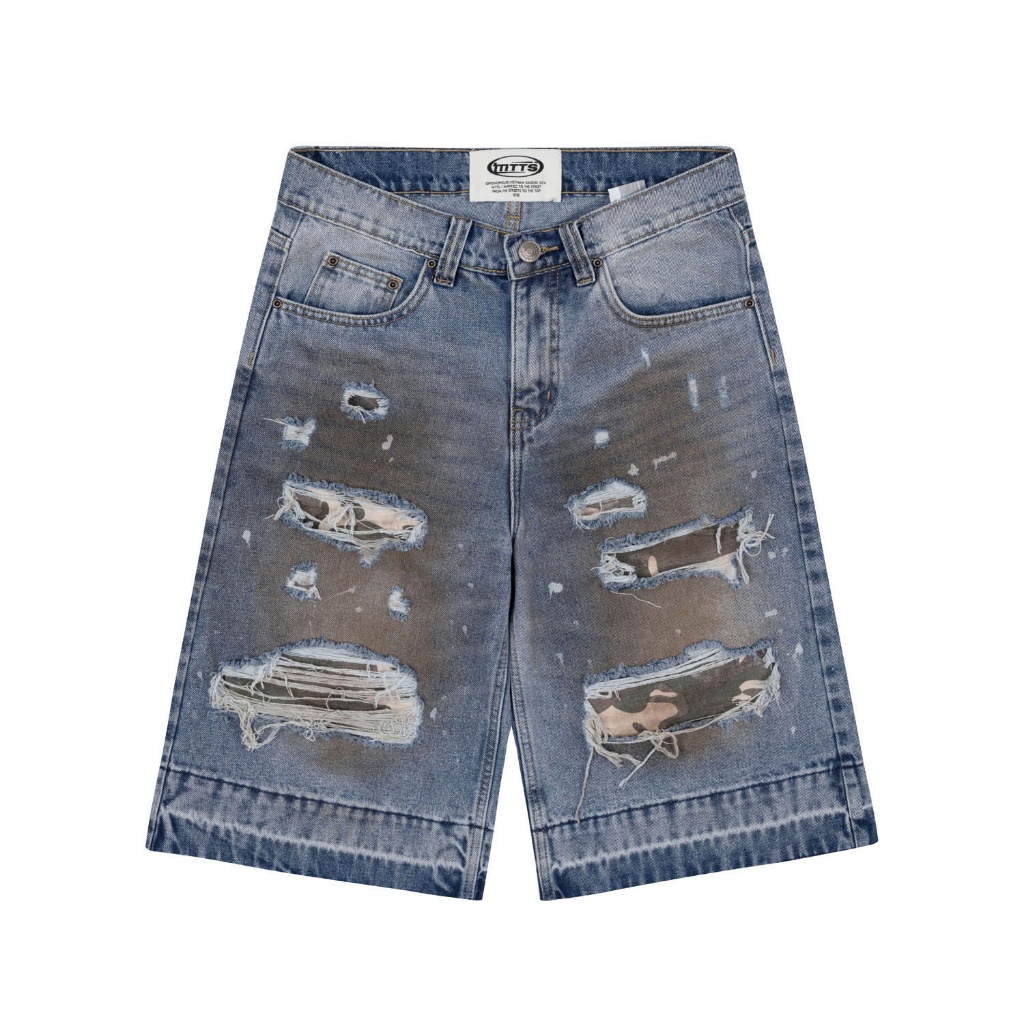 OFFONOFF RP Camo Layer Demin Jorts กางเกงยีนส์สั้น