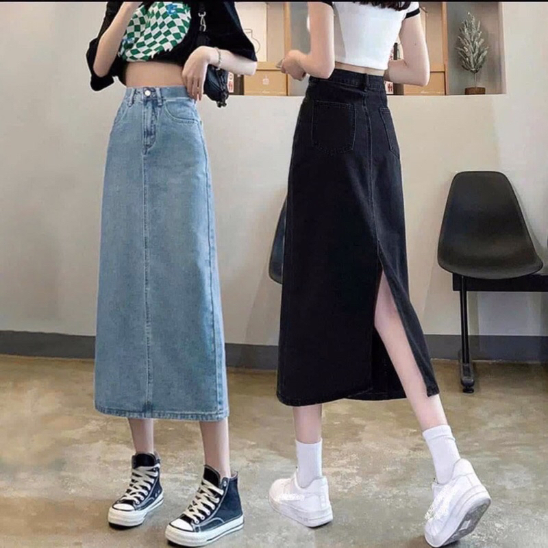QC183 JEAN SKIRT****