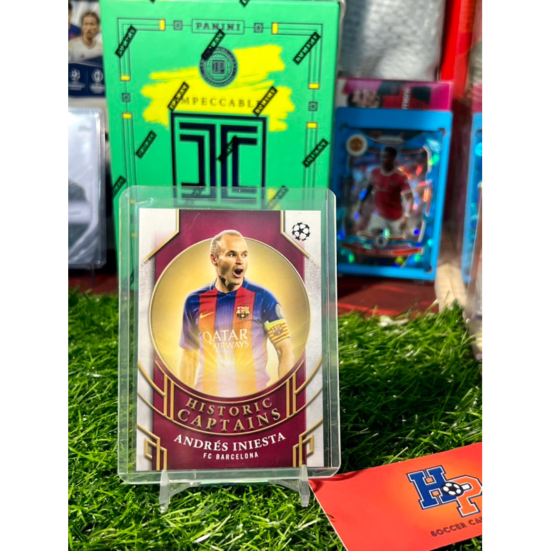 Andres Iniesta กัปตันประวัติศาสตร์ Topps UCC 2024/25 การ์ดฟุตบอล