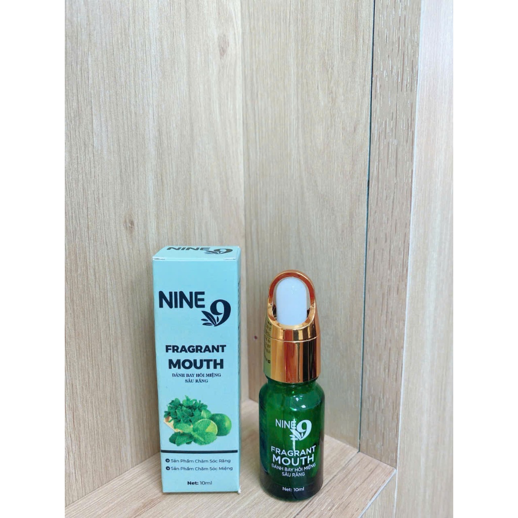 (ซื้อ 1 แถม 1 ฟรี น้ําหอม) น้ํามันหอมระเหยกําจัดกลิ่นฟันผุ NINE 9 ทําความสะอาดช่องปาก ต้านเชื้อแบคที