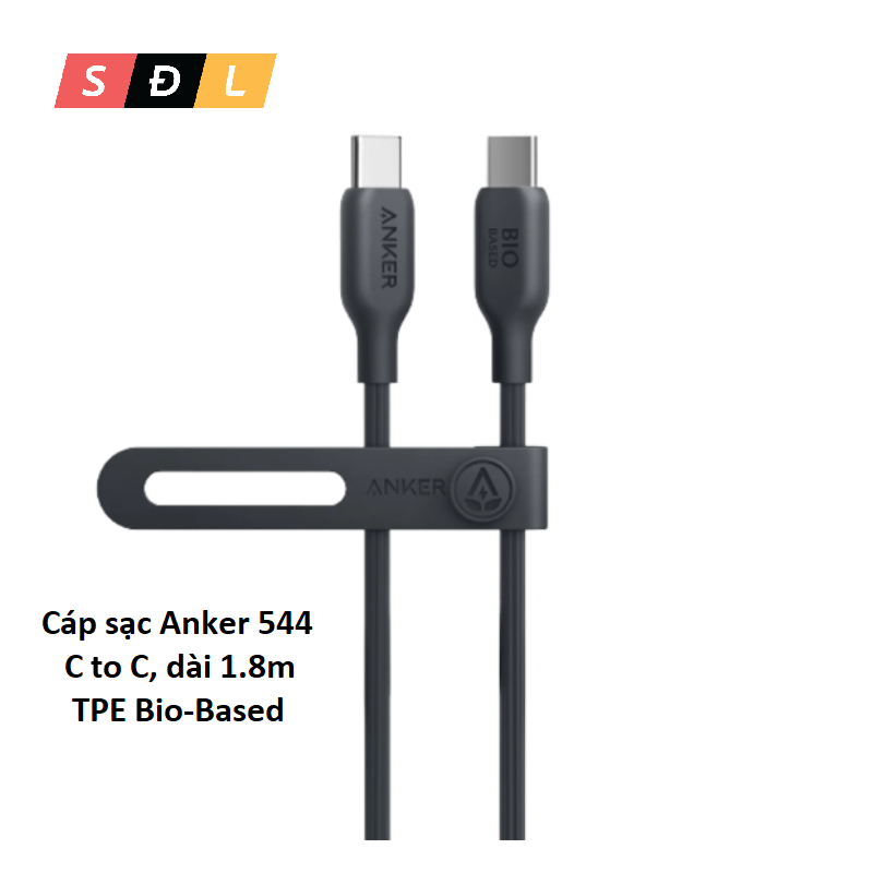 Anker 544 A80F2 C ถึง C 1.8 ม. TPE สายชาร์จแบบชีวภาพ